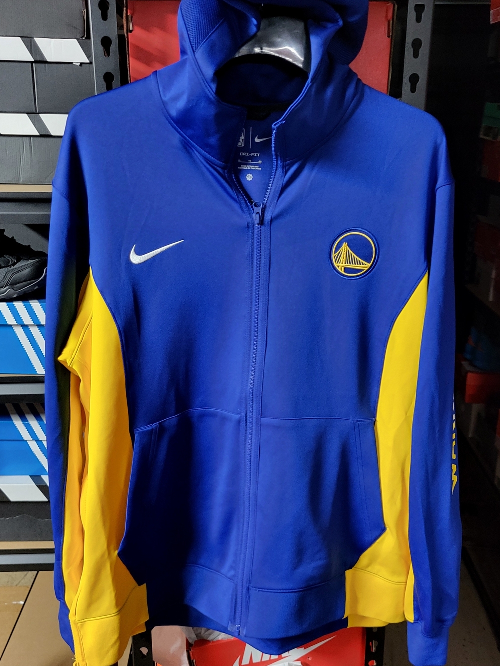 *NEW* NBA Golden State Warriors Nike 2023/24 Authentic Hoodie Dri-Fit Men’s XL